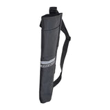 Universal Cane Holder for Wheelchairs: Close-up of a black, high-quality, water-resistant nylon pouch with an adjustable strap, designed to carry canes up to 2-3/4 in diameter.