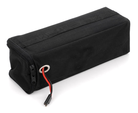 Schwinn & IZIP Scooter 24 Volt 15 Ah Plug & Play Battery Pack (OEM) shown as a compact black bag with a cord, ideal for select 500 and 750 Series scooters.