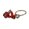 Scooter Keychain featuring a red scooter design with a metal chain. Ideal for scooter riders, this practical accessory is both stylish and functional, perfect for everyday use.