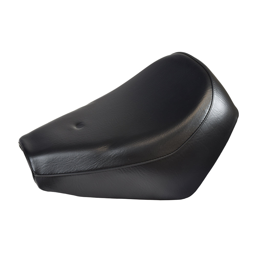 Black Seat for Baja Mini Bike (Blemished) - A black vinyl seat with minor cosmetic imperfections, ideal for MB165 and MB200 models. Perfect for budget-conscious buyers seeking a functional replacement.