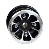 Rim Assembly for the Jazzy 1103 Ultra, 1107, & 1113 ATS (Blemished), featuring a close-up of a black circular alloy wheel with a visible screw in the center.