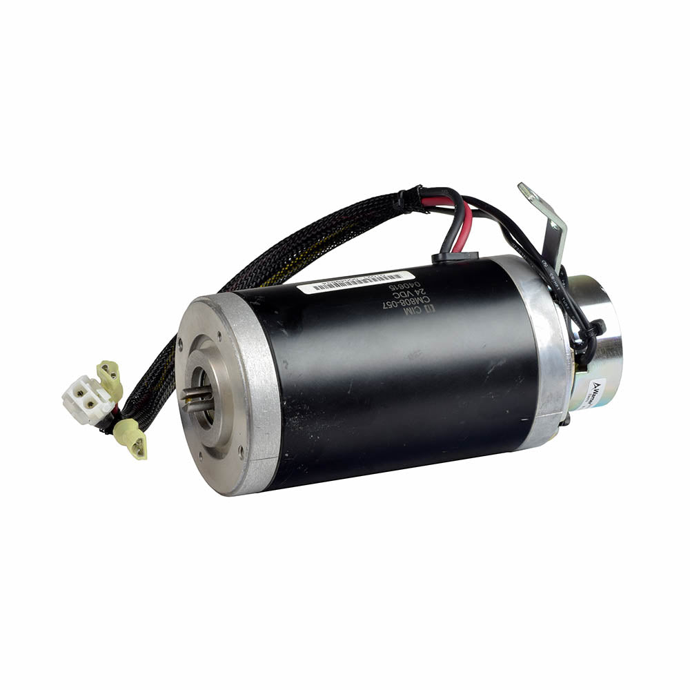 Motor & Brake Assembly for the Pride Revo & Sonic (Blemished), featuring a black and silver electric motor with visible connectors and a slightly bent brake handle.