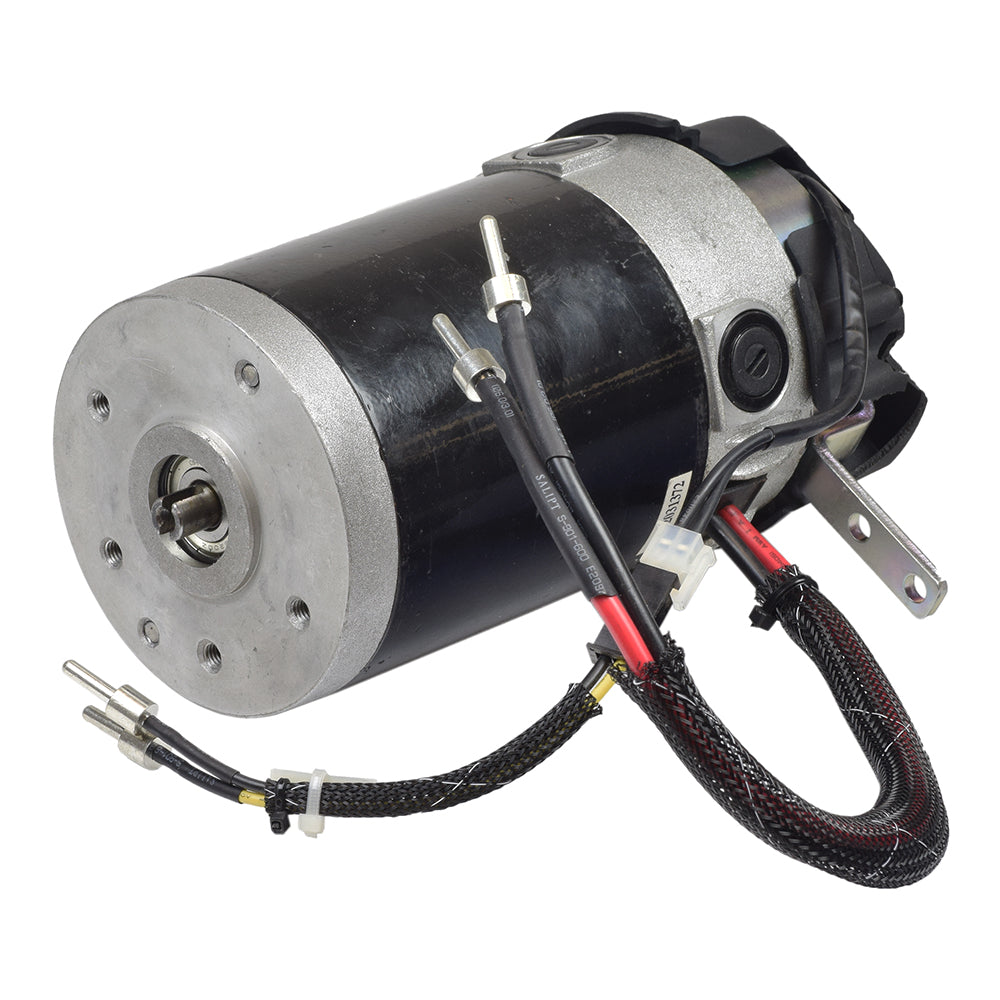 Motor and Brake Assembly for the Pride Victory 9 (SC609/SC609PS/SC709) and Victory 10 (SC610/SC710) (Blemished) featuring a black and silver electric motor with visible scratches and minor cuts on connector shielding.