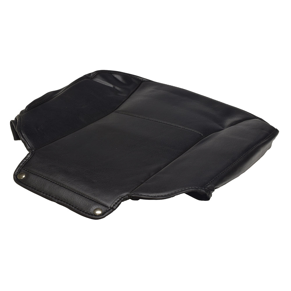 Black vinyl seat base cover for Invacare Lynx L-3, Lynx L-3X, and Lynx L-4 scooters, designed for post-2010 models.