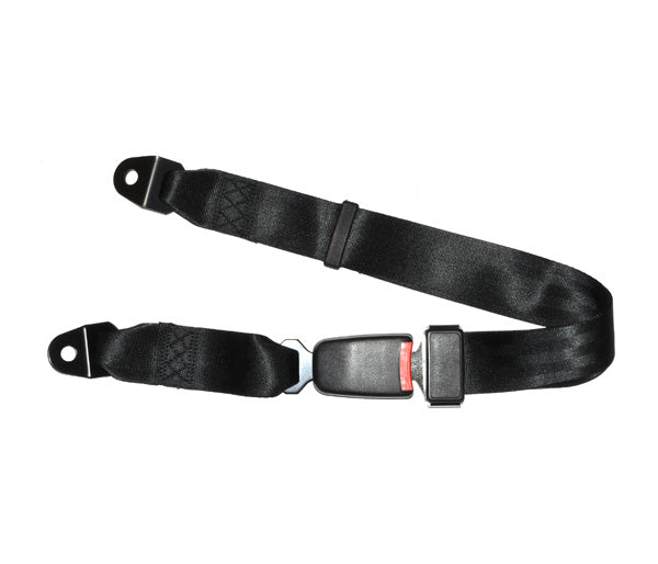 Seat Belt for the Minimoto Go Kart by Toyquest, featuring a black strap with a secure clip, designed as a genuine OEM replacement part.