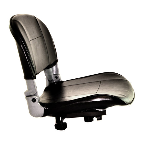 Seat Assembly for the Drive Medical Bobcat 3 and Bobcat 4 mobility scooters, featuring a fold-down design, without armrests, seat post, or seat post pin.