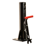 Seat Pedestal for the Golden Technologies Companion I (GC240) and II (GC340, GC440) Scooters, featuring a black metal pole with a red handle, designed to bolt to the scooter's frame.