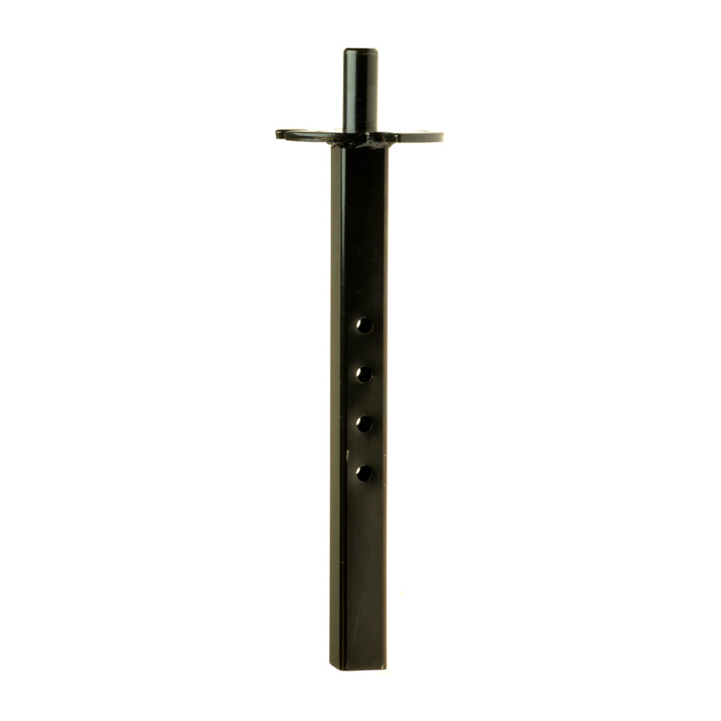 Seat Post for the ActiveCare Spitfire 1310 and 1410 Mobility Scooters, featuring a black metal cylindrical design with multiple holes for height adjustment.