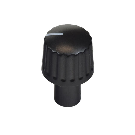 Speed Pot Knob for the Golden Technologies Companion I (GC221) and Companion II (GC321, GC421) mobility scooters, featuring a black plastic knob with a white line, essential for scooter acceleration control.