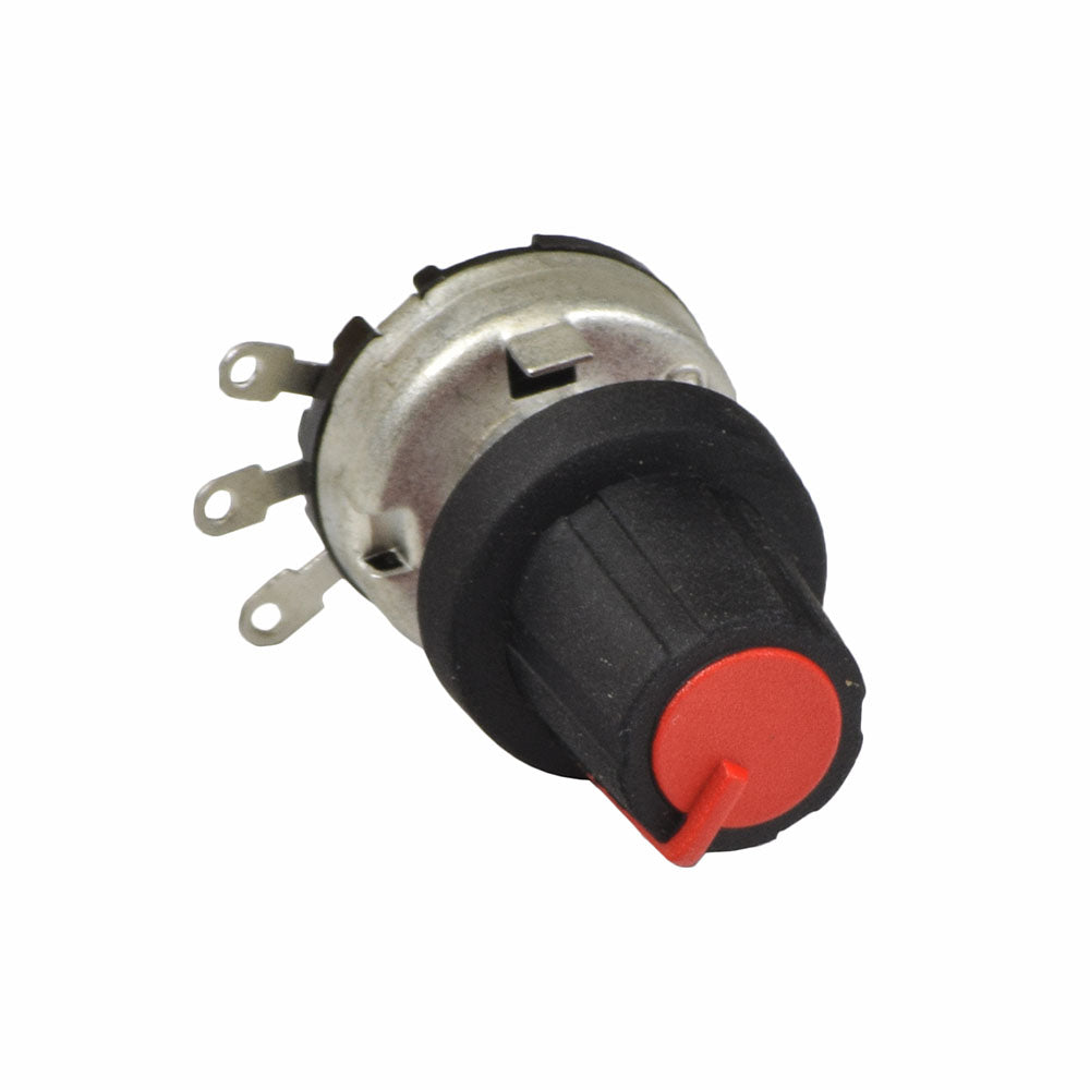 Close-up of the Speed Potentiometer for Amigo Mobility Scooters with Hi/Lo Enclosure Assemblies, featuring the speed adjustment knob essential for regulating scooter speed.