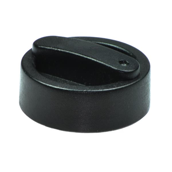 Speed Pot Knob for Pride Revo (SC60) and Celebrity 2000 (SC4000/SC4400) mobility scooters; a black plastic round knob with a central hole, shown in close-up.