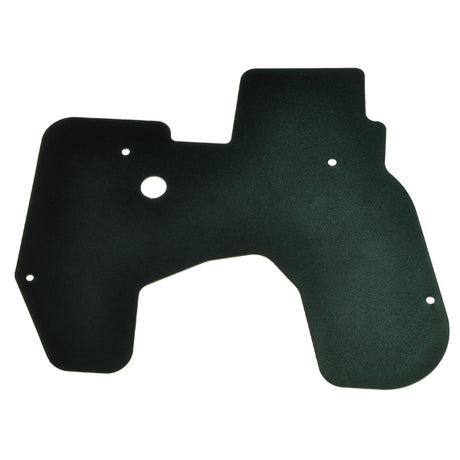 Rear Splash Guard for the Pride Hurricane (PMV5001) and Legend XL (SC3450) Mobility Scooters, featuring a black rubber pad with holes designed to prevent mud and debris from splashing onto the scooter.