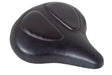 Spring Exerciser Saddle Seat for Bikes & Scooters, featuring a black design with two ergonomic cutouts, ideal for enhancing comfort on various scooters and bicycles.