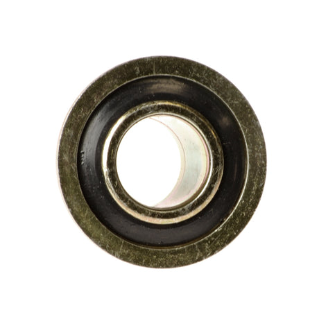 Close-up view of a Flange Bearing for Jazzy & Jet Power Chairs, featuring a circular metal ring used in the rear caster wheel assembly.