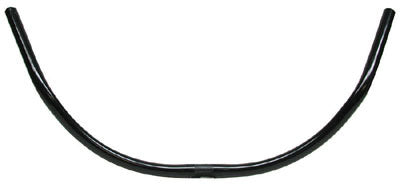 Steel Retro Cruiser Handlebar, shown as a sleek, black metal bar, ideal for enhancing electric or gas scooters, bicycles, and more. A perfect blend of retro style and modern functionality.