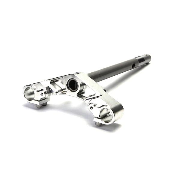 Steering Stem for the Honda Ruckus (NPS50) by NCY, featuring a metal design with multiple holes, ideal for enhancing your scooter's steering capabilities.