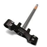 Steering Stem for the Honda Ruckus (NPS50) by NCY, showcasing a sleek black and silver design, perfect for enhancing your scooter's performance.