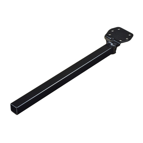 Straight Joystick Mounting Bracket (MBH-A3SA) for Golden Technologies Alante, Alante Jr., & Compass power chairs, featuring a black metal square end and a black handle, designed for joystick mounting.