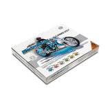 StreetFX ElectroPods Pro Complete Scooter Accent Lights Kit box featuring a motorcycle image, emphasizing the kit's components for enhancing scooter style and safety with LED lights and mounting accessories.