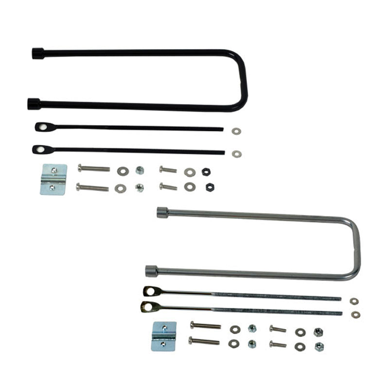 Strut Kit for Baskets: A collection of parallel metal struts designed for securing baskets to bikes or scooters, showcasing Sunlite's practical accessory for enhanced scooter and bike utility.