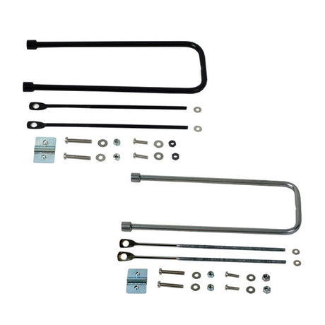 Strut Kit for Baskets: A collection of parallel metal struts designed for securing baskets to bikes or scooters, showcasing Sunlite's practical accessory for enhanced scooter and bike utility.