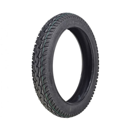 16x2.50 (64-305) Tire for X-Treme Electric Scooters & Bikes, featuring a green stripe and all-season tread for optimal traction and water displacement, suitable for front or rear use.