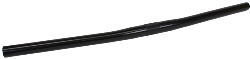 Swedged MTB Handlebar by Sunlite, featuring a black plastic tube with a black handle and a black cable with a cap, ideal for various scooters and bikes.