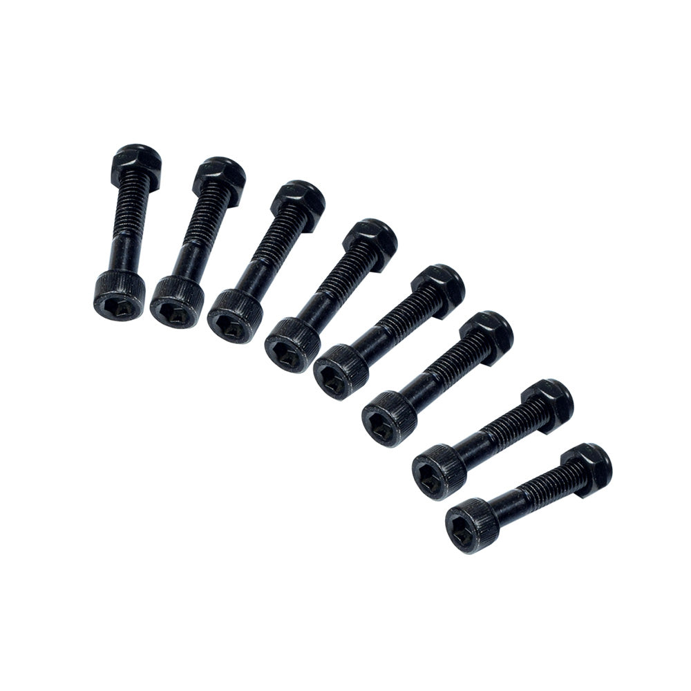 Swing-Away Footrest Assembly for Golden Technologies power chairs, featuring black screws and bolts for secure attachment, suitable for models Alante, Alante HD, Compass, Compass HD, and Compass Sport.