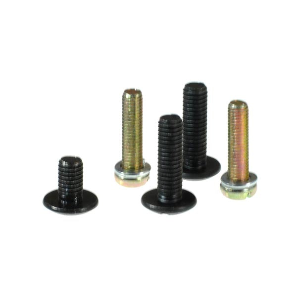 Swingaway Joystick Assembly for Drive Medical Power Chairs, featuring several screws and a black cylindrical component, designed for improved maneuverability on rear wheel drive wheelchair bases.