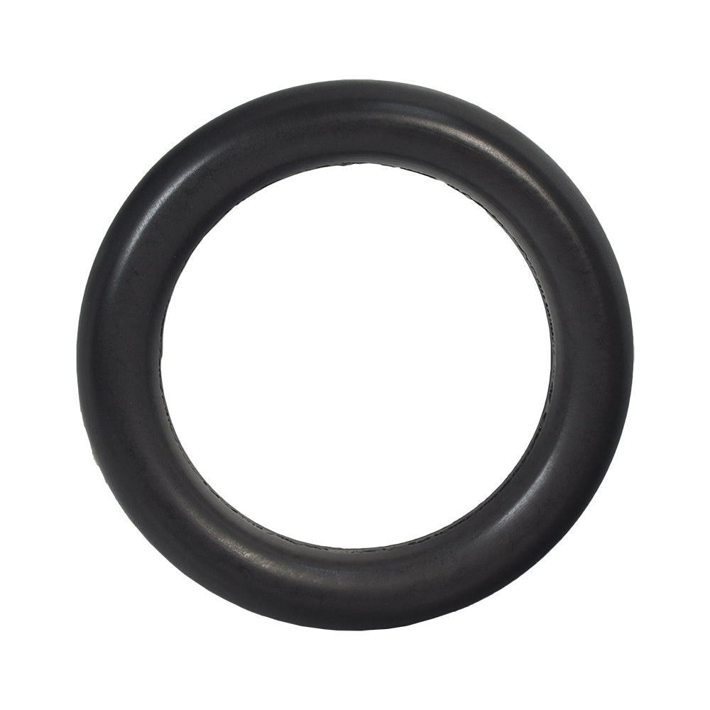 12-1/2x2-1/4 SOLID (Flat-Free) Urethane Scooter & Power Chair Inner Tube Insert displayed as a black circle on a white background, designed to replace inner tubes in pneumatic tires.