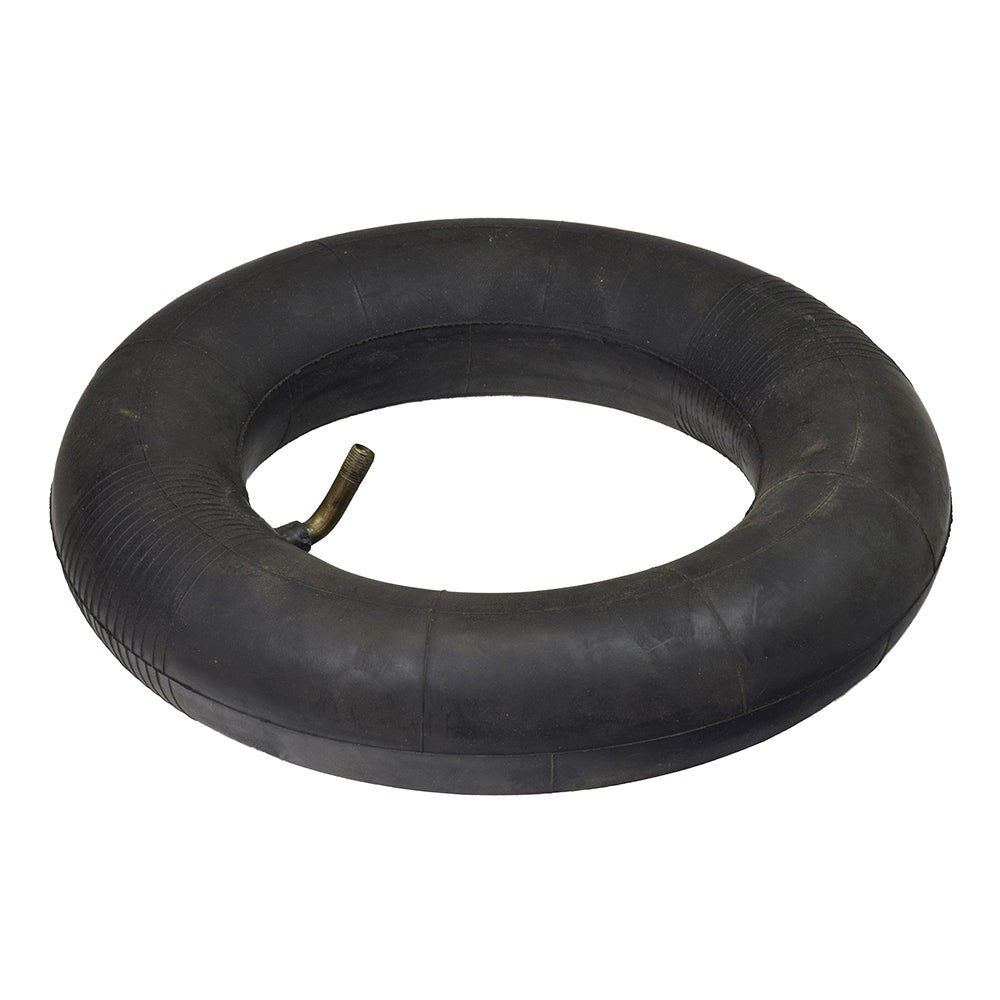 110/50-6.5 Tire for Jetson® Junior Electric Mini Bike, showing a black rubber tire with a metal inner tube, featuring shallow grooved tread for excellent traction.