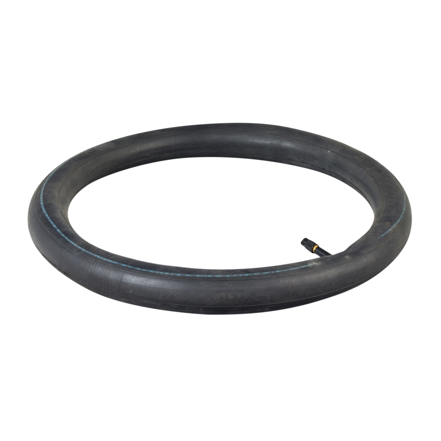 16x1.75 (1.75-12) Bicycle & Dirt Bike Inner Tube featuring distinct blue lines, suitable for ebikes, dirt bikes, and gas-conversion bikes like IZIP AL-1020 and Mongoose CX24V200.