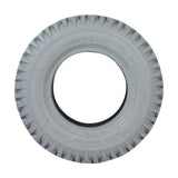 4.10/3.50-6 Pneumatic Mobility Tire with C156G Nimble Knobby Tread, featuring a circular center and non-marking gray rubber, designed for mobility scooters and power chairs, requiring an inner tube.