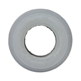 8x2 (200x50) Foam-Filled Mobility Tire with C179G Spirit Ribbed Tread, showcasing a white circular tire with a central hole, designed for mobility scooters, ensuring durability and a flat-free experience.