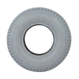 2.80/2.50-4 (9x3) Pneumatic Mobility Tire with C178G Power Edge Sawtooth Tread, featuring a white tire with a black rim and a circular hole in the center, ideal for smoother rides.