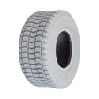 9x3.50-4 Pneumatic Mobility Tire with C203 Grande Knobby Tread, shown as a close-up of the tire's textured surface, highlighting its non-marking tread pattern designed for power wheelchairs and scooters.