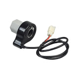 Razor Single-Speed 4-Wire Twist Grip Throttle with 28 Wires, featuring a black and white design with a black cord, compatible with specific Razor models.