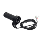 24 Volt 300 Watt Motor, Controller, & Throttle Kit featuring a black handle with three wires, ideal for electric scooters and bikes.