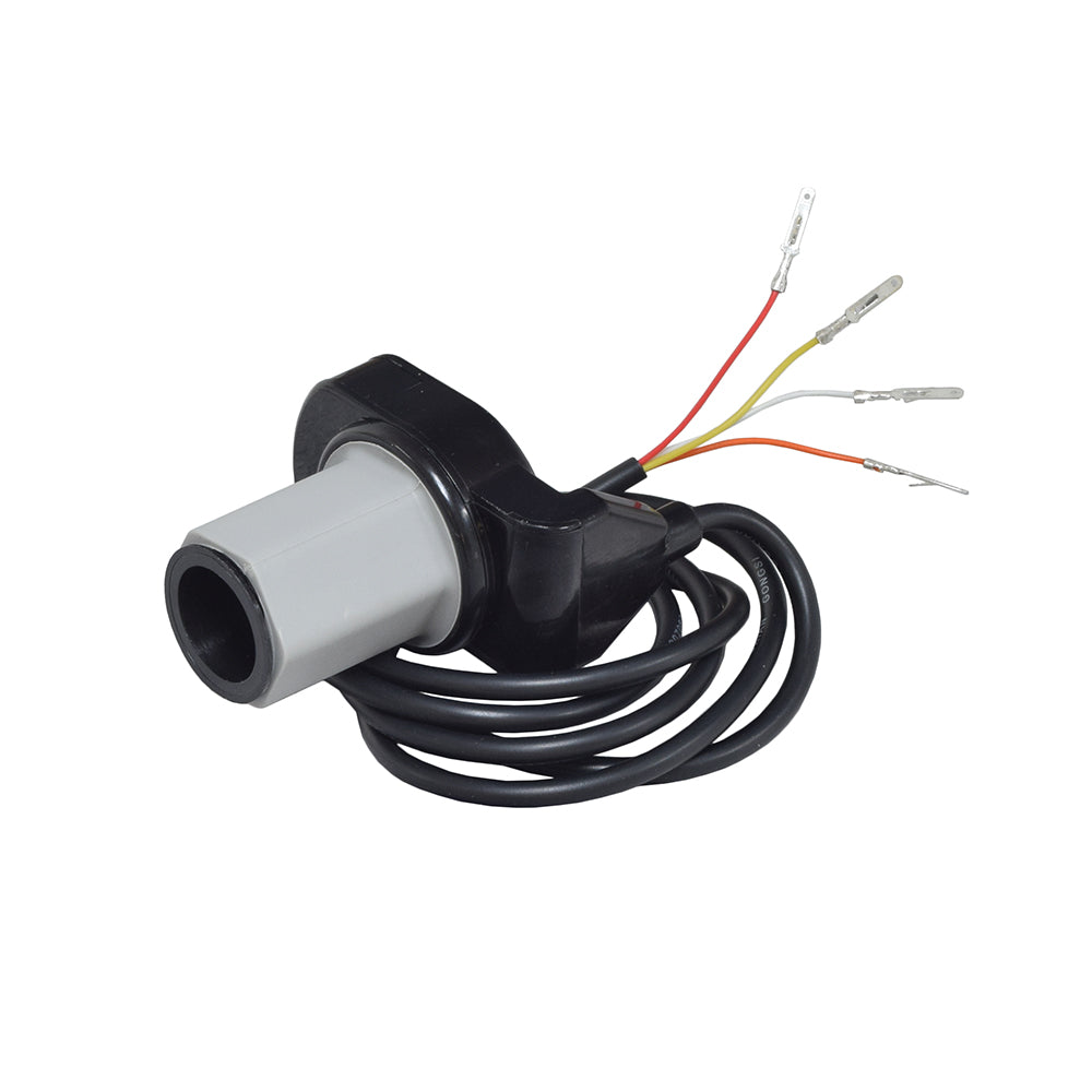 Razor Variable Speed 4-Wire Twist Grip Throttle with 48 Wires, featuring a close-up of the wires and metal connectors. Designed for easy installation on compatible Razor scooters.