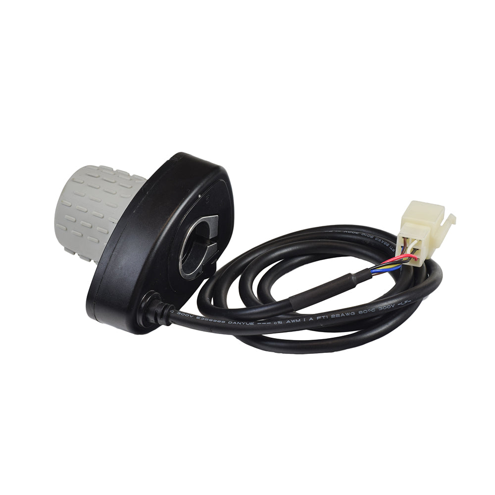 HB2430-TYD6 6-Wire Controller & Throttle Bundle for the Razor E200, Versions 5-12, featuring a black device with a cable and a white electrical connector for electric scooter control replacement.