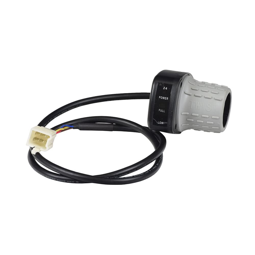 electrical bicycle controller hb2430dyd fs 24V Control Module and Twist Throttle for Razor Dirt Quad - Kit for Dirt Quad - and LED Twist Throttle (6-Pin Connector) - Model HB2430-TYD6-FS-ROHS If your scooter turns on HB2430-TYD6-FS Control Module with 6-Wire