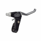 Throttle Lever for the Baja Dune (DN-65) Go-Kart, featuring a black mount and natural metal finger lever, designed as a squeeze-style throttle lever for steering-mounted acceleration.