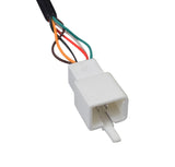 6-Wire Twist-Grip Throttle for the Razor Rambler 16 Electric Mini Bike (Version 1+), featuring a white plug with colorful wires visible, designed for easy plug and play installation.