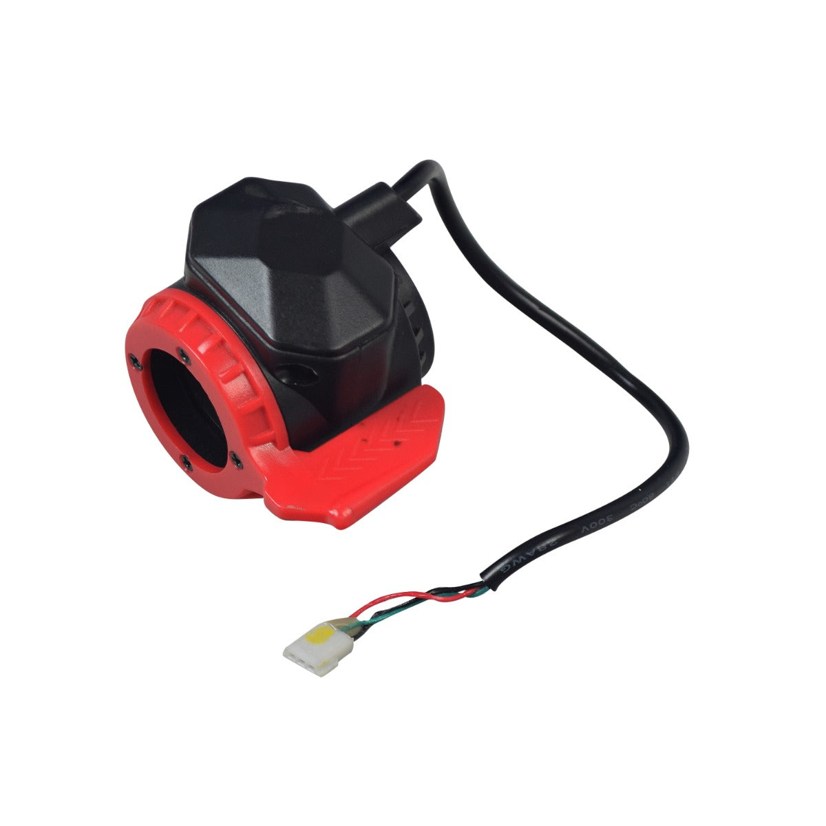 Thumb Brake for the Hover-1 Rally Electric Scooter, featuring a red silicone thumb lever and a 3-wire harness for enhanced grip and control.