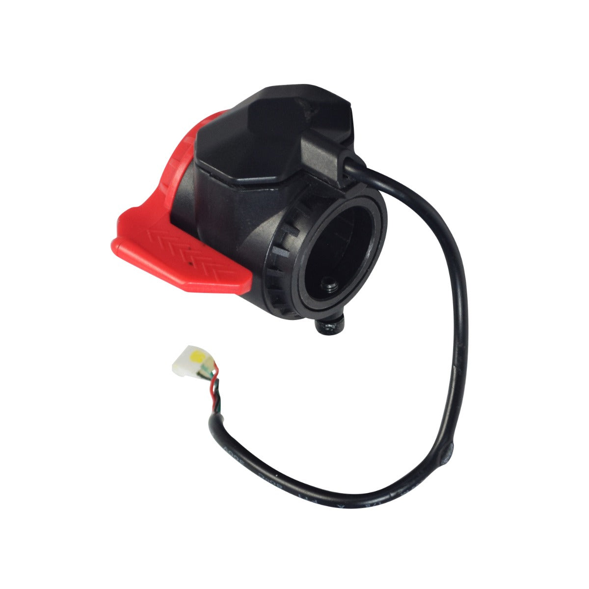 Thumb Brake for the Hover-1 Rally Electric Scooter, featuring a convenient red silicone thumb lever and a 3-wire harness for improved handlebar grip.