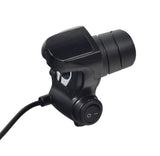 36 Volt Twist Grip Throttle with Battery Indicator & On/Off Switch for Swagtron EB6 Bandit Fat Tire Electric Bike (Original) showing the black throttle device with a cord and integrated controls.