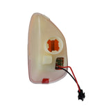 Right Taillight Assembly for CTM HS 6/7/8 Mobility Scooters featuring a white plastic casing with a central red circular lens and attached wires for easy plug-in installation.