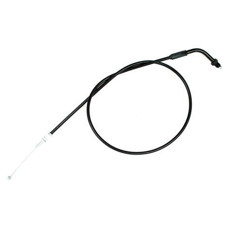 Throttle Cable for Arctic Cat 4-Stroke, BearCat, and Panther Snowmobiles (2003/2006), featuring a black cable with a close-up of the needle and a black handle, essential for snowmobiles' throttle control.