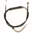 Throttle Cable for Arctic Cat Jag and Panther Snowmobiles (1981-1996), featuring a black cable with metal connectors, essential for maintaining proper carburetor function in your snowmobile.