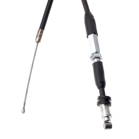 Close-up of the 31 Throttle Cable for Baja ATVs, featuring a detailed view of the cable and metal rod components, compatible with models having the VIN prefix LUAH.